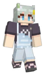 Noelle_w_'s Minecraft skin wearing the Aurora cape