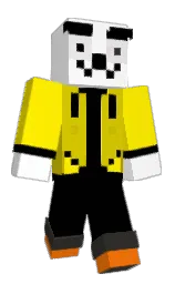 turbo and white Minecraft skin — Classic model