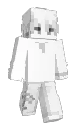 white and mercury Minecraft skin — Slim model