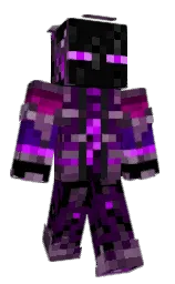 black and cod gray Minecraft skin — Classic model