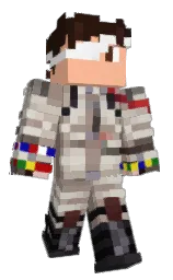 coffee bean and peach orange Minecraft skin — Classic model