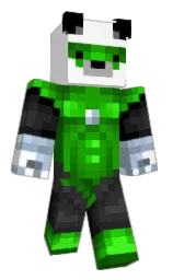 white and camarone Minecraft skin — Slim model — first worn by WickTD