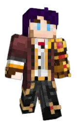 PartlyVoided's Minecraft skin wearing the Vanilla cape
