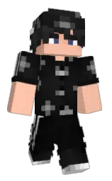 KrowTz's Minecraft skin wearing the 15th Anniversary cape