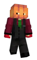 red damask and coral Minecraft skin — Slim model — first worn by Apflkuchn