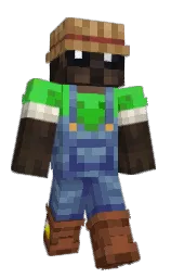 brown derby and east bay Minecraft skin — Classic model — first worn by CobraV