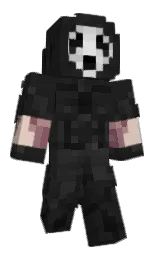 mine shaft and cod gray Minecraft skin — Classic model