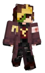 congo brown and cherrywood Minecraft skin — Classic model — first worn by Emeraldssands