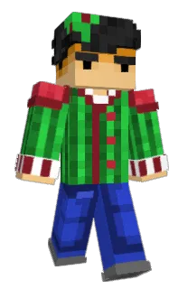 Front of MintLind's skin