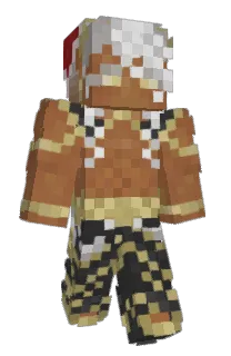 Front of Kibonex's skin