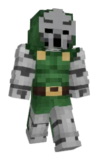 Front of Mastrin's skin