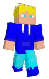 blue and manhattan Minecraft skin — Classic model