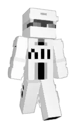 white and wild sand Minecraft skin — Classic model — first worn by ZACKMDM