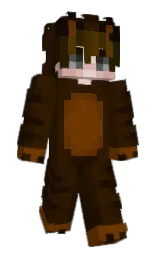 CatboyHugo's Minecraft skin wearing the Pan cape