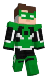 white and fun green Minecraft skin — Classic model — first worn by Scorpio7890