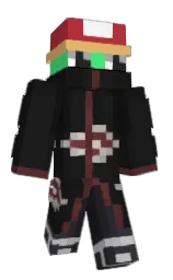 cod gray and black Minecraft skin — Slim model — first worn by omar_sl6