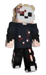 shark and cod gray Minecraft skin — Slim model — first worn by PDamion
