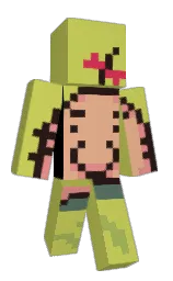 marshyfella's Minecraft skin wearing the Pan cape