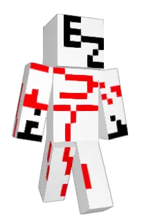 Front of tostraight's skin