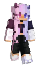 white and biloba flower Minecraft skin — Slim model — first worn by ItzNotShu