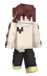 KikiMelo's Minecraft skin wearing the Pan cape