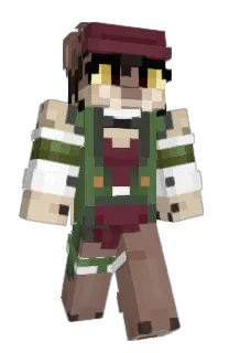 Front of Dwez's skin