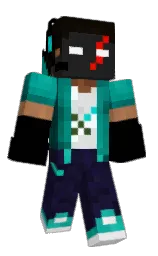 black and mine shaft Minecraft skin — Classic model — first worn by HEROBRINE777340