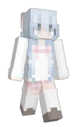 white and wild sand Minecraft skin — Slim model — first worn by eng4004