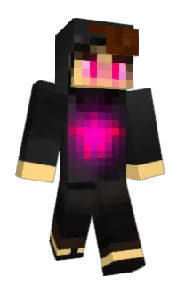 Front of ThePinkTopHat's skin