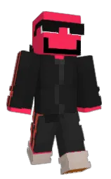 cod gray and radical red Minecraft skin — Classic model