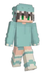 BlueDeath77's Minecraft skin wearing the Pan cape