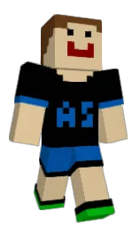 brandy and black Minecraft skin — Classic model — first worn by ApocSwift
