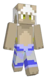mongoose and white Minecraft skin — Classic model — first worn by Matcha0201
