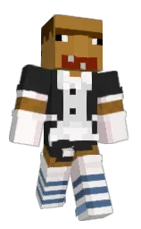 mine shaft and white linen Minecraft skin — Classic model — first worn by badbuilder123