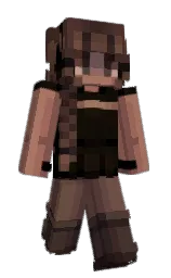 rock and black Minecraft skin — Slim model — first worn by Renntnie