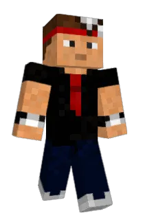 Front of megaMozk's skin