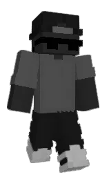 tundora and cod gray Minecraft skin — Slim model — first worn by zeyhonixX
