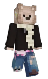 rodeo dust and cocoa brown Minecraft skin — Slim model — first worn by 4Ted