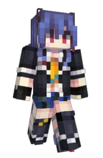 Front of Teekaz's skin