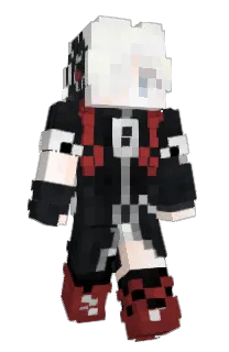 Front of JustFaust's skin