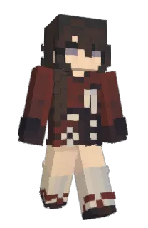 Front of Renidite's skin