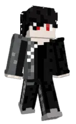 Cenql's Minecraft skin wearing the Purple Heart cape