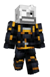 Front of monkeysoldier's skin
