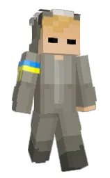 natural gray and makara Minecraft skin — Slim model — first worn by T3apot_