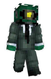 Front of shockdile's skin