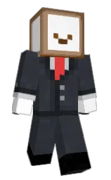 white and russet Minecraft skin — Classic model — first worn by Philemonz