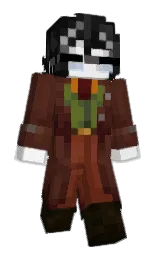 cocoa bean and cod gray Minecraft skin — Slim model — first worn by GhostWithaTeacup