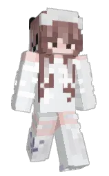 athens gray and porcelain Minecraft skin — Classic model — first worn by Fandi0823