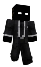 black and woodsmoke Minecraft skin — Classic model