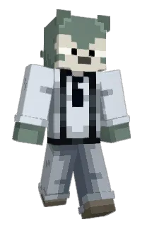 Front of Blauman's skin